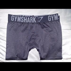 New Gym Shark Calf Length Black Tights